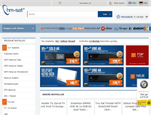 Tablet Screenshot of hm-sat-shop.de